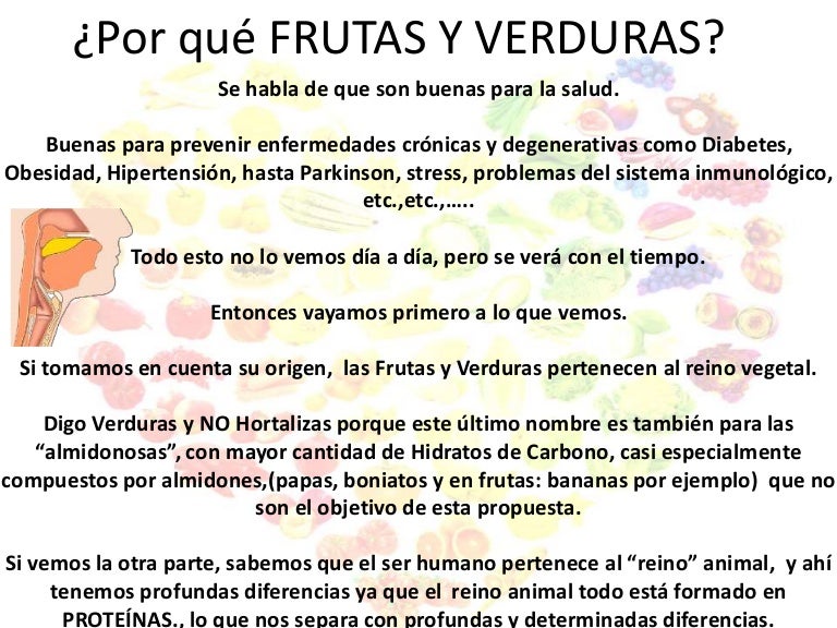 frutas verduras y hortalizas diferencias